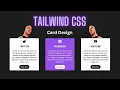 Create cards in Tailwind CSS tutorial
