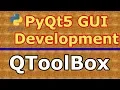 PyQt5 Desktop Application Development Creating QToolBox