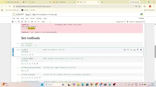 Day 5 - Python Sets Tutorial Set Methods For Loop Set Operations Explained
