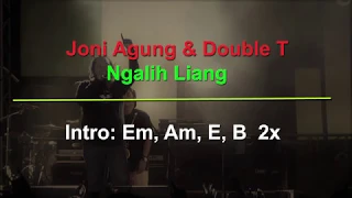 Download Lirik Joni Agung \u0026 Double T  _  Ngalih Liang Lirik Chord / Kunci Gitat MP3
