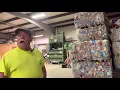 Jerry Babcock tour of Southeast Kansas Recycling Inc Dec 14 2022 Pittsburg Kansas