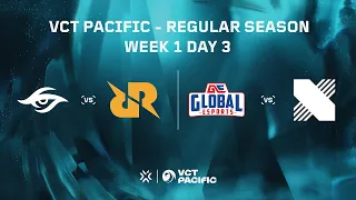 GE vs. DRX - VCT Pacific - Regular Season - Week 1 Day 3