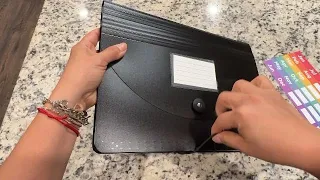 Must have this accordion File Organizer - SortRax Accordion File Organizer 12 Pockets