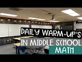 Effective Daily Warm-Up s In Middle School Math
