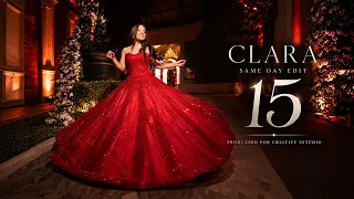 SAME DAY EDIT | FESTA 15 ANOS | CERIMÔNIA | DEBUTANTE CLARA | VILLA VALENTIM | CRIATIVY ESTÚDIO 4K