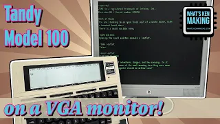 Download Tandy Model 100 (TRS-80) on a VGA Monitor with the MVT100 MP3