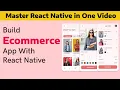 Build Ecommerce App With React Native Build Online Store App in React Native