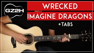 Download Wrecked Guitar Tutorial Imagine Dragons Guitar Lesson |Fingerpicking + Easy Chords| MP3