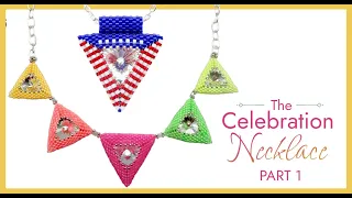 Celebration Pendant Tutorial Easy Rivoli Bezel Project Celebration Necklace Part 1