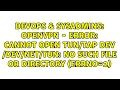 OpenVPN - ERROR Cannot open dev tun No such file or directory errno 2