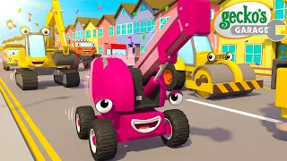 If You're Happy And You Know It (Trucks) | Gecko's Garage Songs｜Kids Songs｜Trucks for Kids