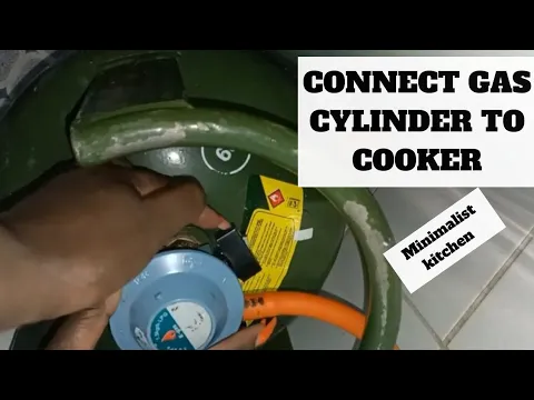 Download MP3 HOW TO connect COOKING gas cylinder to the COOKER || Connecting gas regulator to cooker