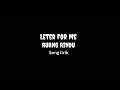 Download Lagu Leter for me - ruang rindu (lirik)