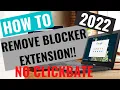 How to REMOVE Blocker extension on School Chromebook 2022 NEW METHOD in description