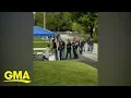 Download Lagu Bikers line up at girl's lemonade stand after mom saves them during crash  | GMA Digital
