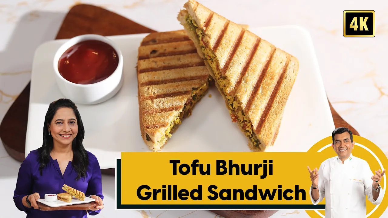 Tofu Bhurji Grilled Sandwich        Family Food Tales   Sanjeev Kapoor Khazana