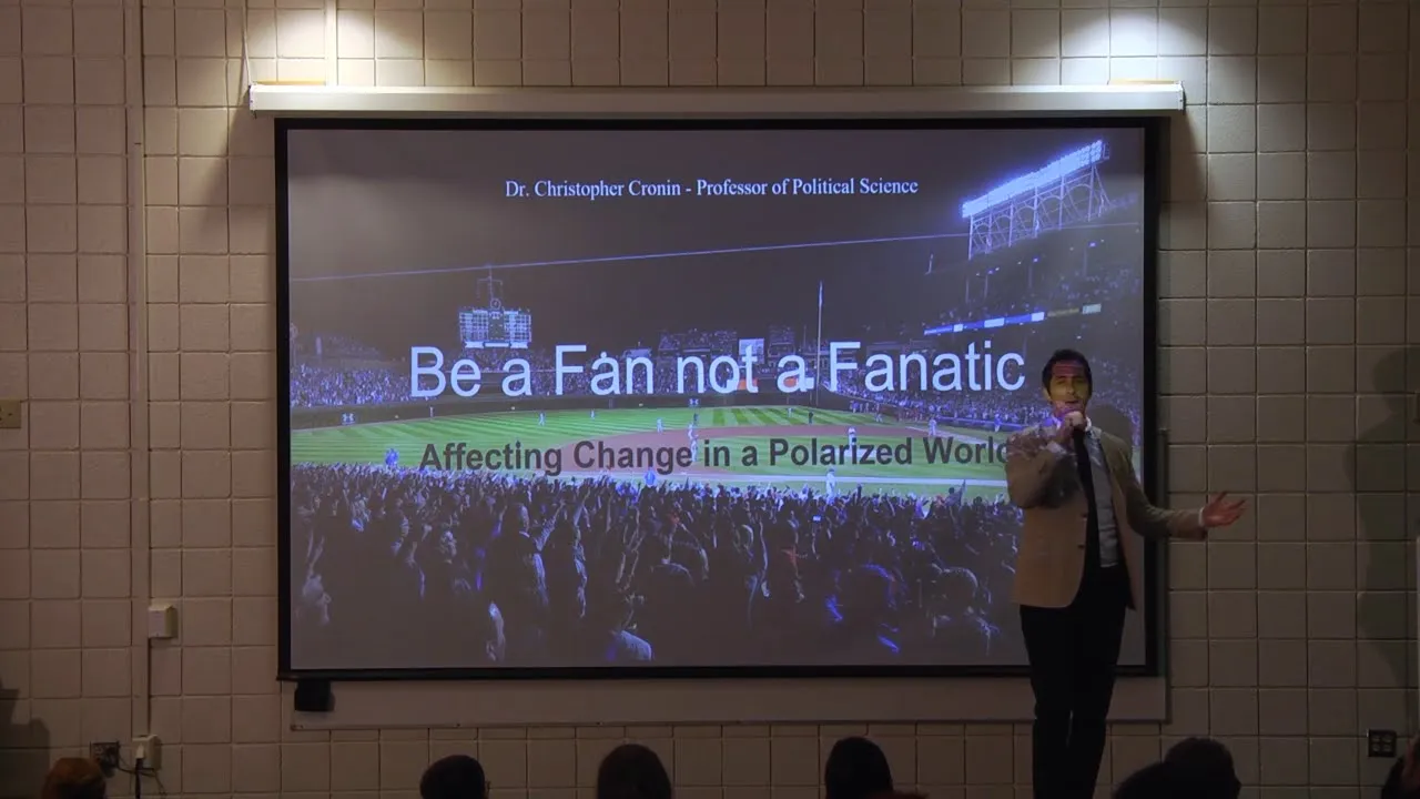 Be a Fan Not a Fanatic: Affect Change in a Polarized World | Chris Cronin | TEDxMethodistUniversity