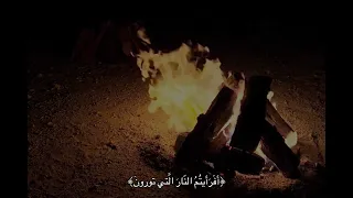ماتيسر من سورة الواقعة  افرأيتم الماء الذي تشربون  للقارئ الشيخ   ياسر الدوسري دندنها