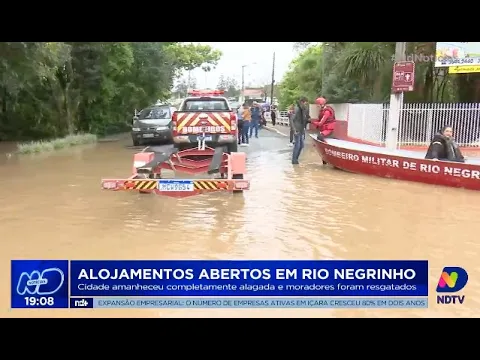 Chuva no Norte do Estado: em Jaraguá do Sul choveu 130 mm em apenas 24 horas