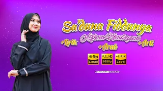 Download sa'duna fiddunya - Alfina Nindiyani | Sholawat Plus Plus MP3