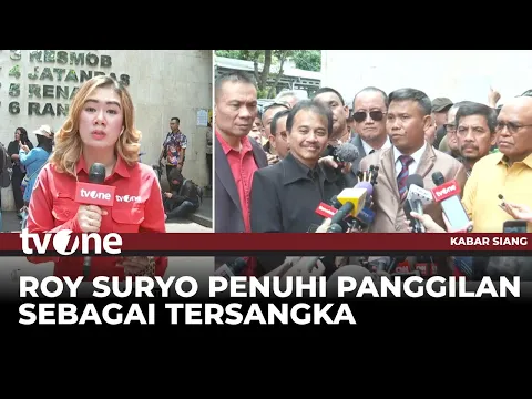 Roy Suryo CS Tiba di Polda Metro Jaya