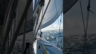 Sailing Florida to Berry Islands aboard SV Cadence ⛵ Clip From Ep.144  #shorts #sailing