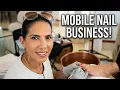 Realistic Day as a Mobile Nail Tech How much I earned