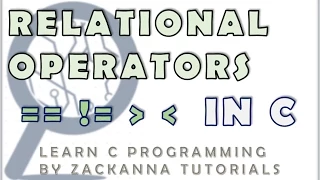 13 Relational Operators in C