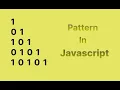 Binary 0 1 pattern in javascript