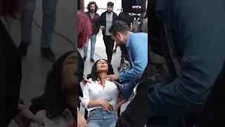 ماذا أصاب ماغي بو غصن أثناء التصوير 