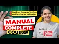 Manual Software Testing Tutorial Dynamic vs Static Testing Explained