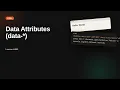 Data Attributes data- HTML Tutorial for Beginners