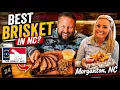 The Honey Hog Restaurant in Morganton North Carolina on Opening Day Brisket Pork BBQ Cheese