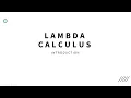 Lambda calculus introduction