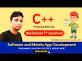 C Tutorial for Beginners - Marksheet Programme in c c tutorial for beginners in Hindi