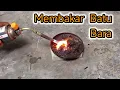 Mencoba Membakar Batu Bara apakah mudah terbakar?