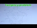 HOW TO DRAW TANGENCY PROBLEM 7 ENGINEERING DRAWING TANGENCY PROBLEM TECHNICAL DRAWING
