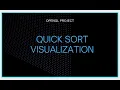 OPENGL PROJECT ON QUICK SORT VISUALIZATION