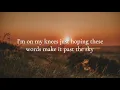 Anne Wilson - Sinner's Prayer (Lyric Video)