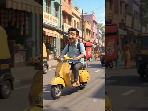 papa ne to mere liye pizza delivery kar diya.#shorts #viajes #love