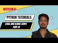 Local and Global variable - Learn python Python for beginners Part-19