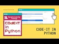 Code-IT in Python Complete package for teaching GCSE practical programming skills