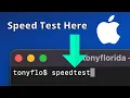 How to Speed Test the Internet with a Command right from Mac Terminal