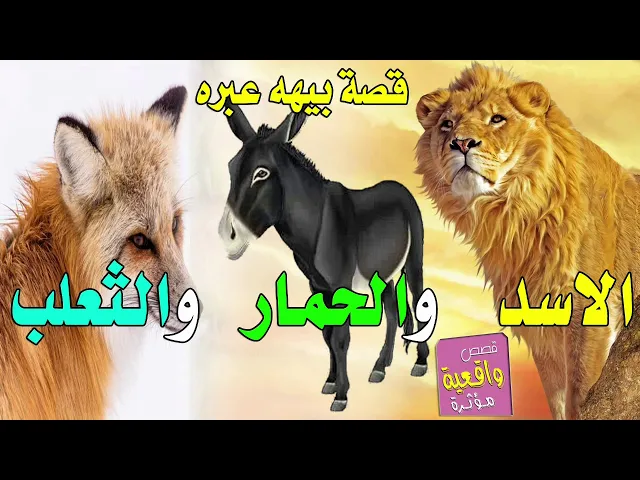 قصة بيهه عبره - قصة الاسد والحمار والثعلب