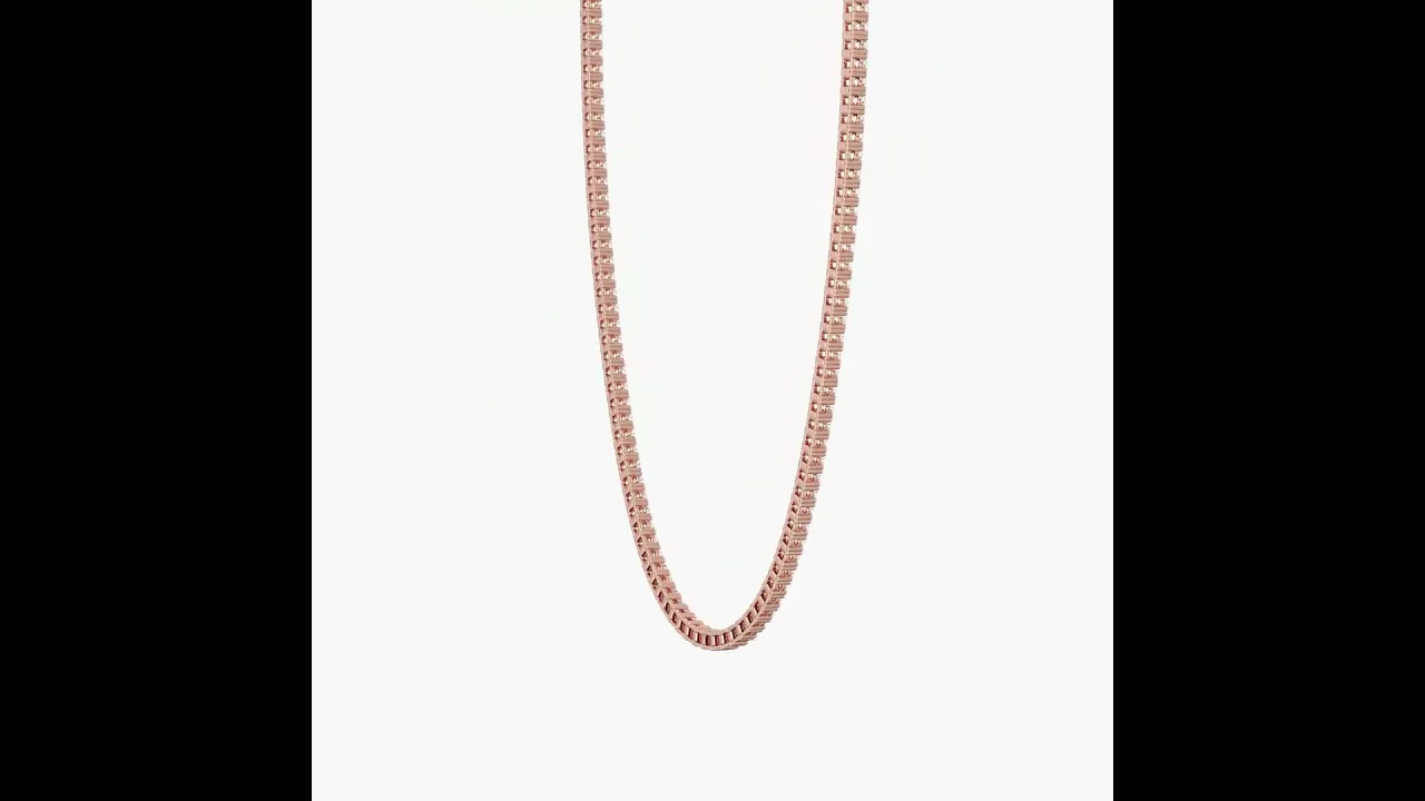 5.6 CTW Round Cut Lab-Grown Diamond Tennis Necklace