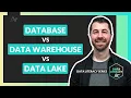 Database vs Data Warehouse vs Data Lake Explaining the Differences