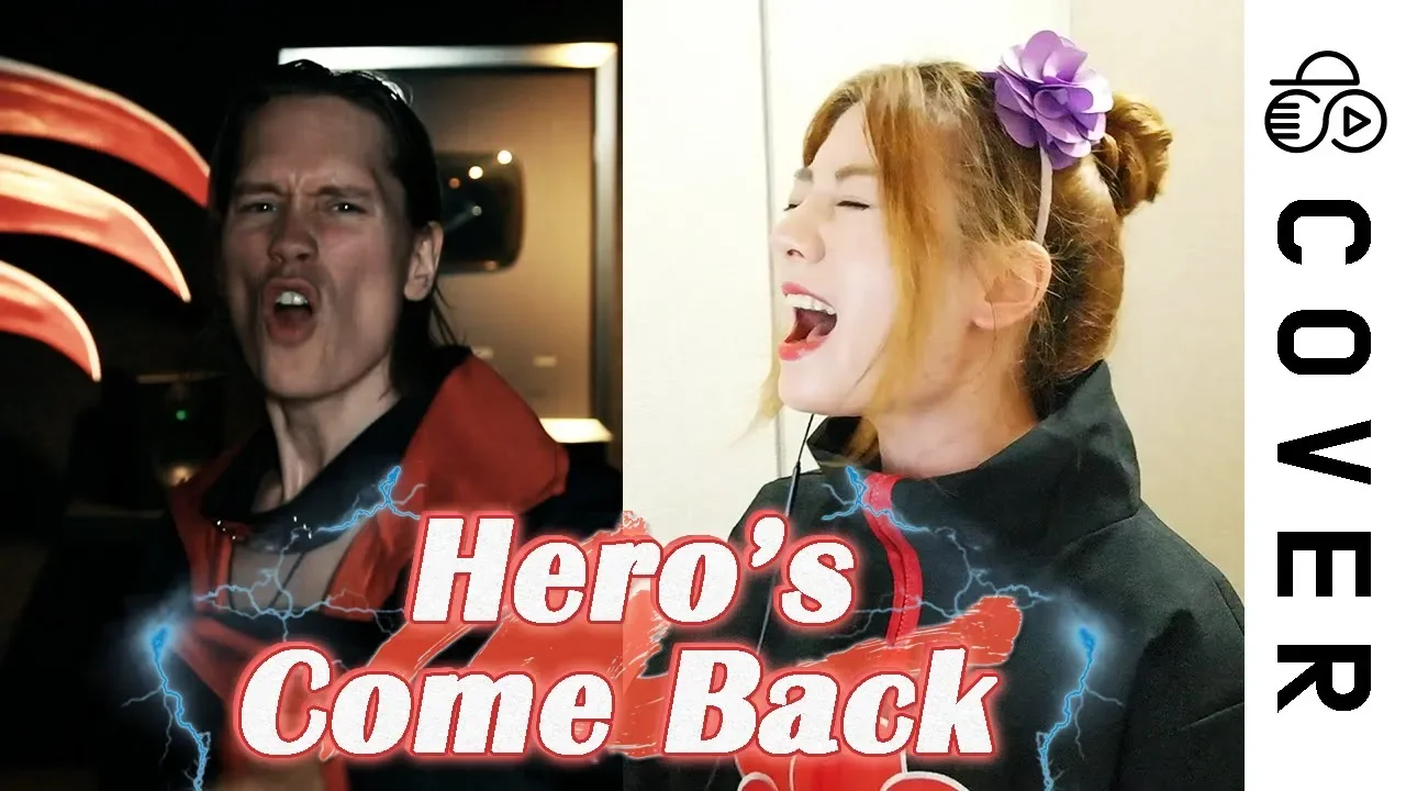 NARUTO SHIPPUDEN OP1 - Hero's come Back┃Cover by Raon Lee x PelleK