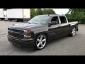 MY SILVERADO ON 24 s WITH DROP