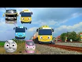 Lagu Tebak Gambar Kereta Api Lucu CC206, Bus Tayo, Bus Pariwisata, Lani, Kereta Thomas, Kereta KRL