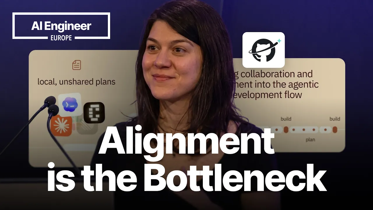 Collaborative AI Engineering: One Dev, Two Dozen Agents, Zero Alignment — Maggie Appleton, GitHub: video thumbnail